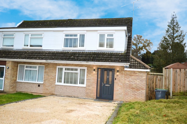 3 bed semi-detached house for sale in Yaverland Drive, Bagshot GU19, £485,000