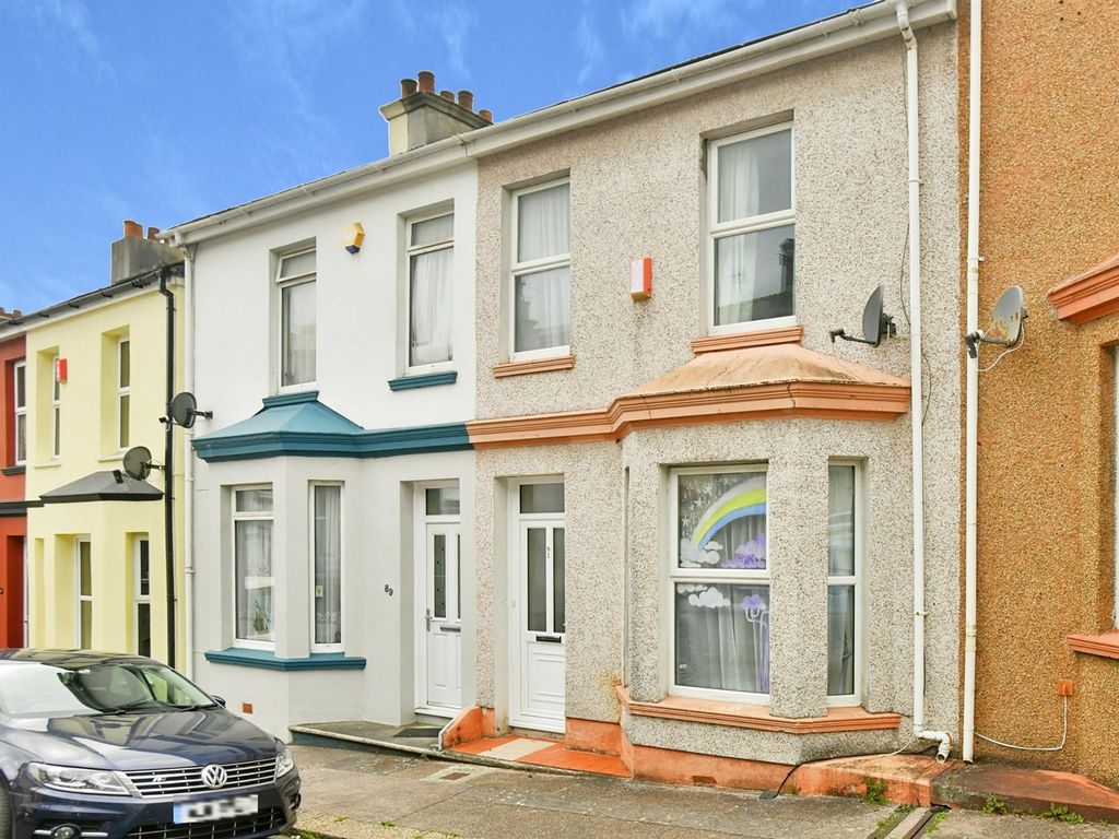 3 bed terraced house for sale in Cotehele Avenue, Keyham, Plymouth PL2, £100,000
