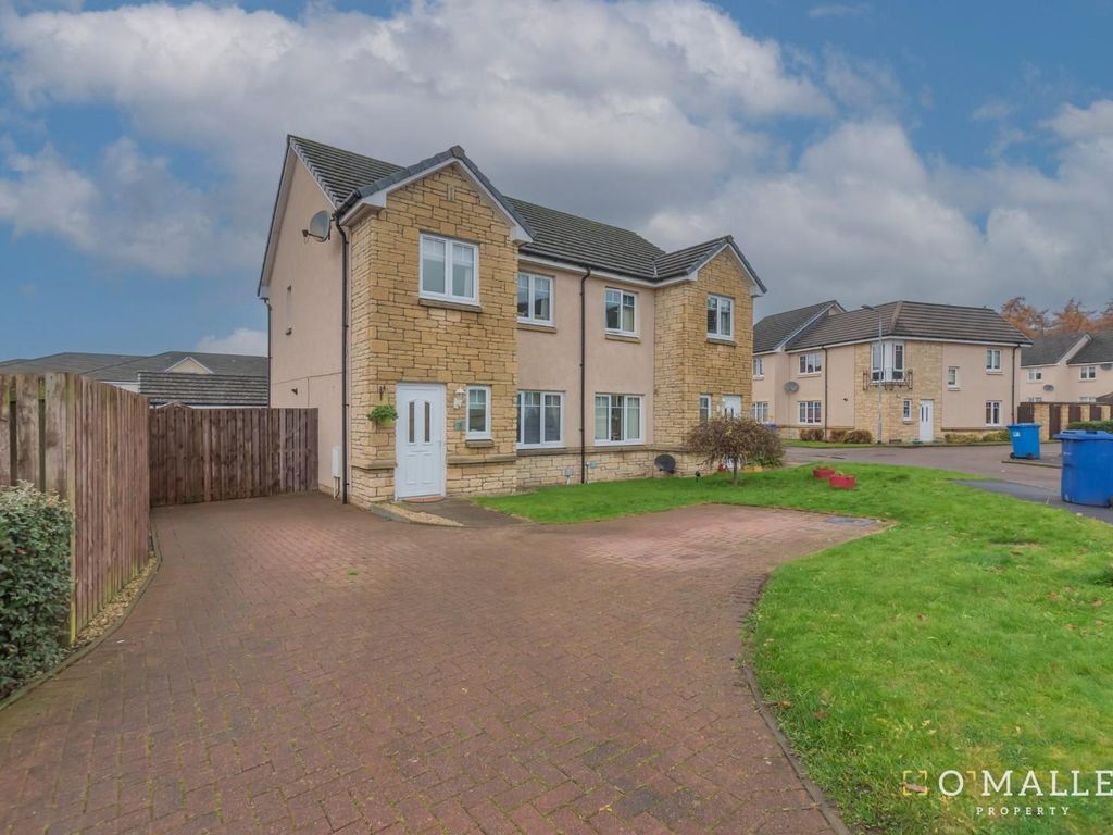 3 bed semi-detached house for sale in Galan, Alloa FK10, £194,995