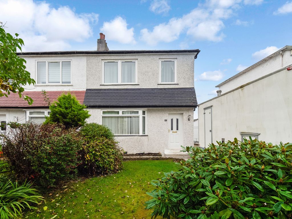 2 bed semi-detached house for sale in Braefield Drive, Glasgow G46, £184,000