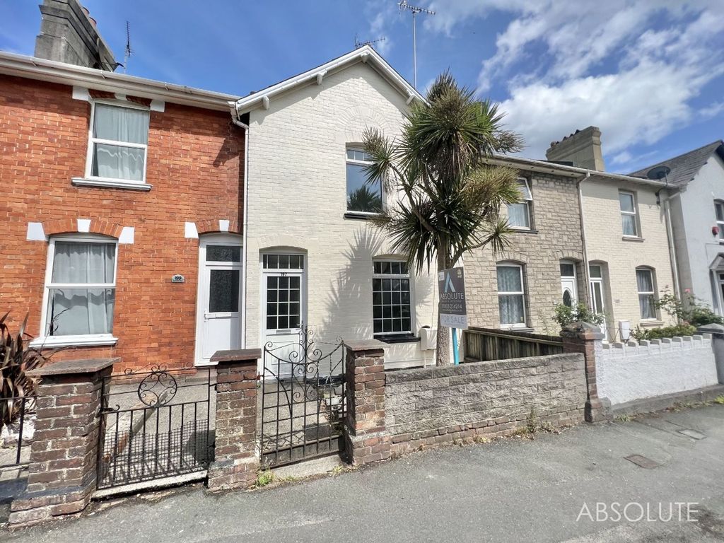 3 bed terraced house for sale in Lymington Road, Torquay TQ1, £165,000