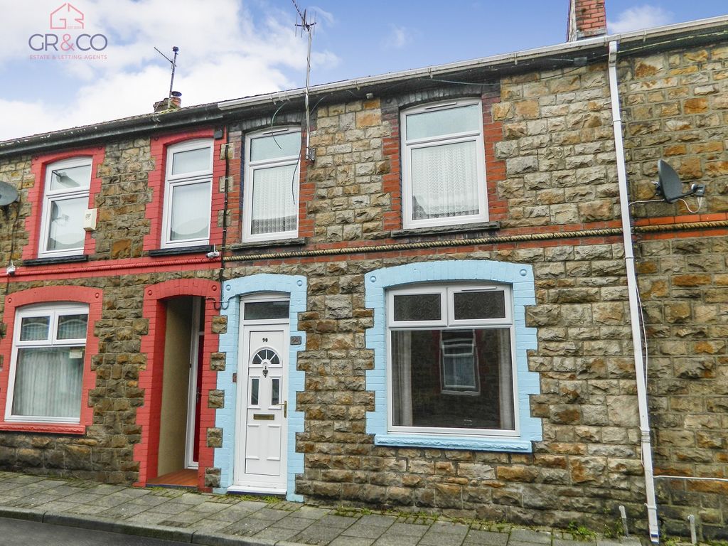 3 bed terraced house for sale in Mount Pleasant Road, Ebbw Vale NP23, £85,000