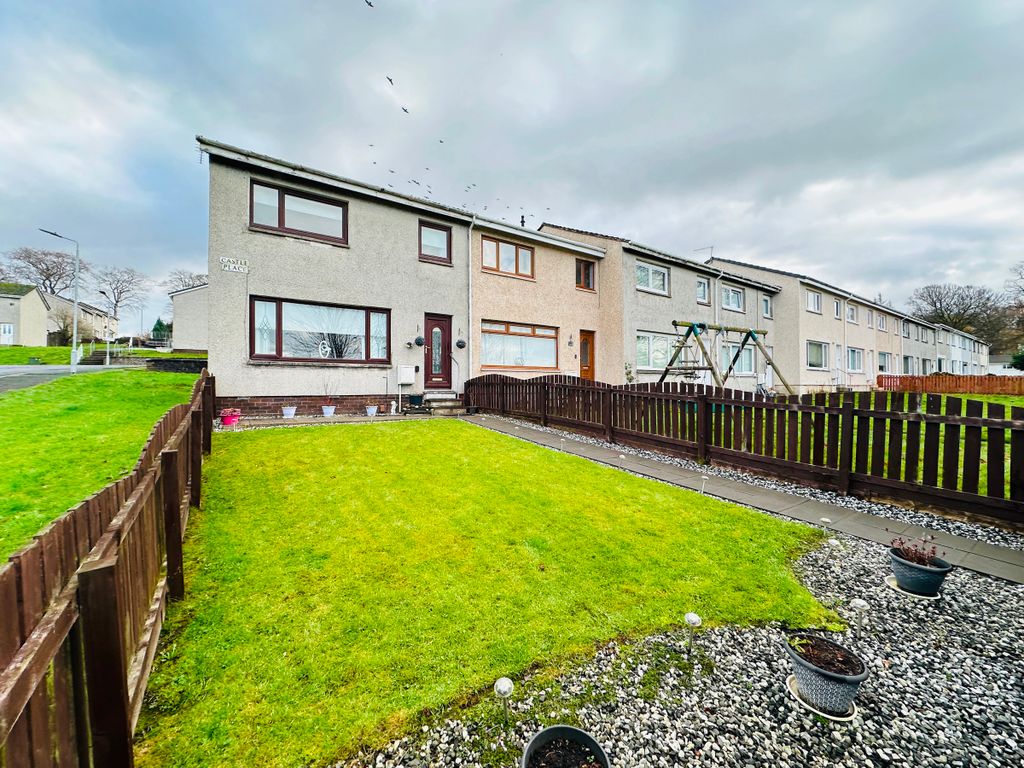 3 bed terraced house for sale in Castle Place, Uddingston, Glasgow G71, £145,000