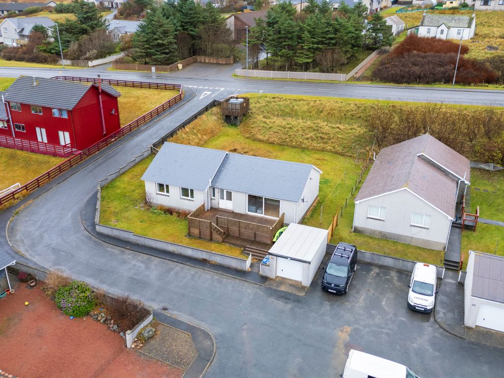 4 bed detached bungalow for sale in 1 Vistavird, Brae, Shetland ZE2, £225,000