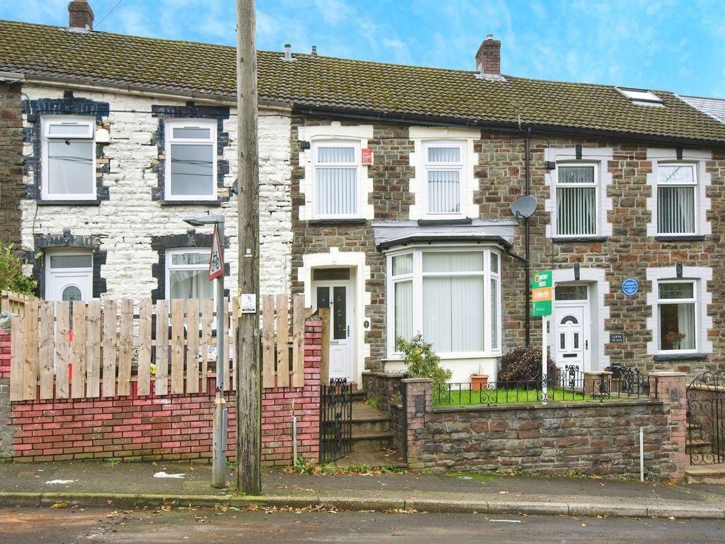 3 bed terraced house for sale in Station Terrace, Maerdy, Ferndale CF43, £120,000