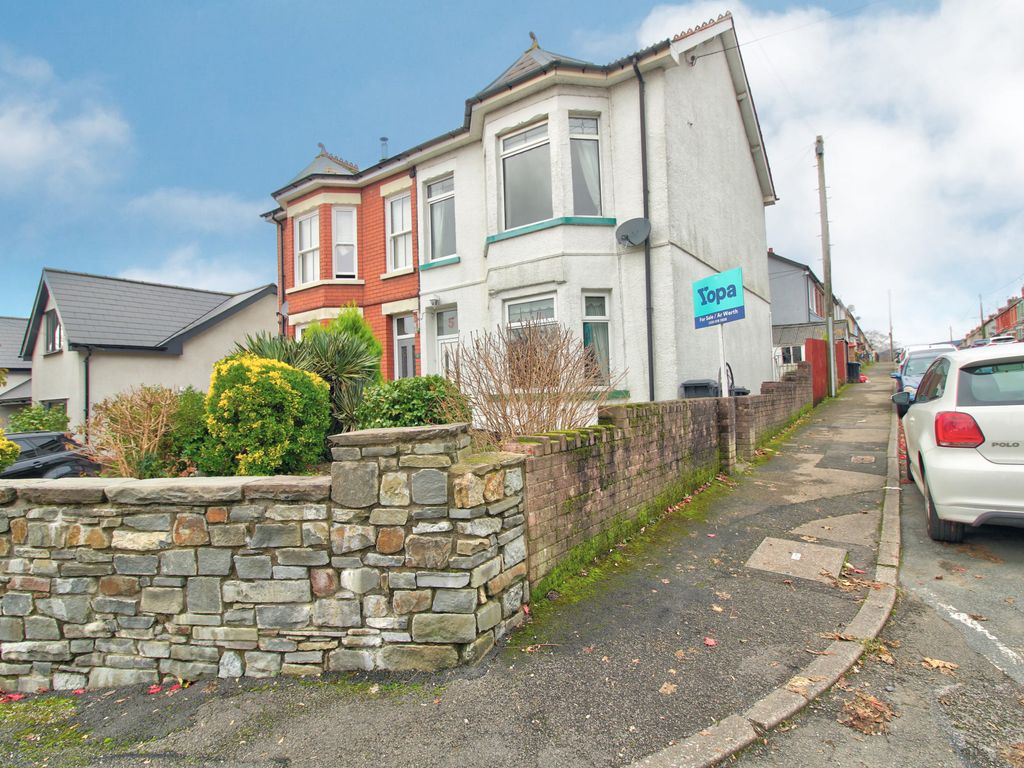 3 bed semi-detached house for sale in St. Johns Crescent, Rogerstone, Newport NP10, £250,000