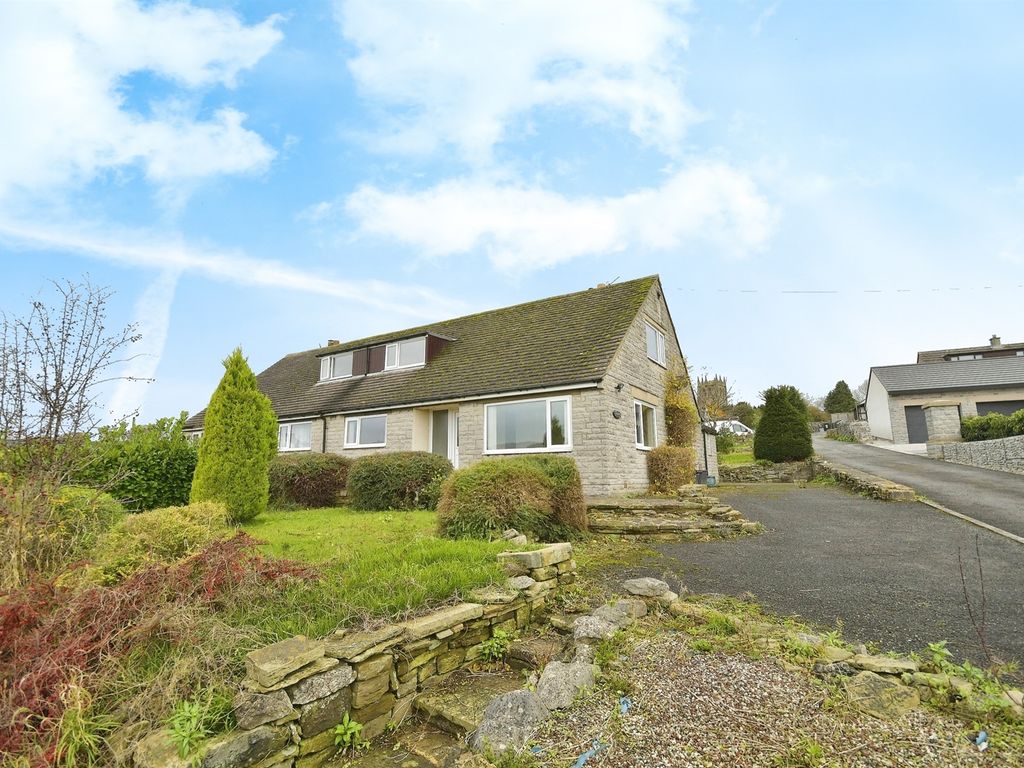 3 bed semi-detached bungalow for sale in Bradford Road, Youlgrave, Bakewell DE45, £380,000