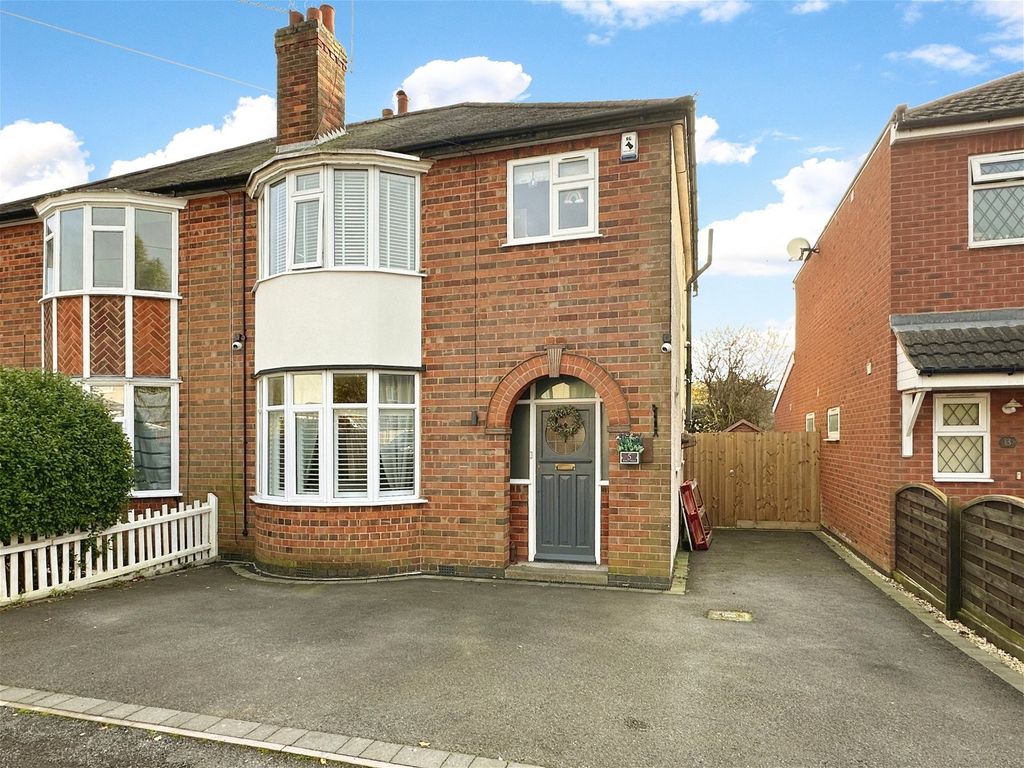 3 bed semi-detached house for sale in Kings Walk, Leicester Forest East, Leicester LE3, £290,000