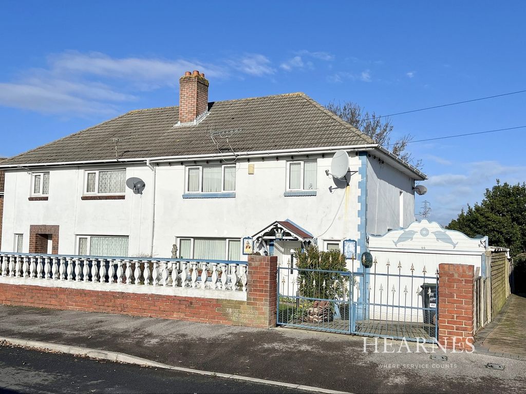 3 bed semi-detached house for sale in Cranborne Crescent, Parkstone, Poole BH12, £325,000