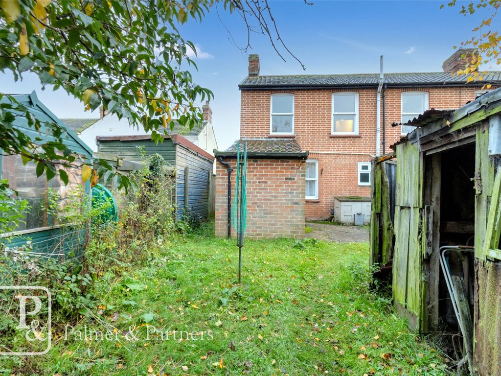 3 bed end terrace house for sale in East End, East Bergholt, Colchester, Suffolk CO7, £250,000