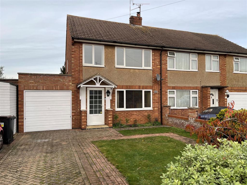 3 bed semi-detached house for sale in Denton Close, Irchester, Wellingborough NN29, £245,000