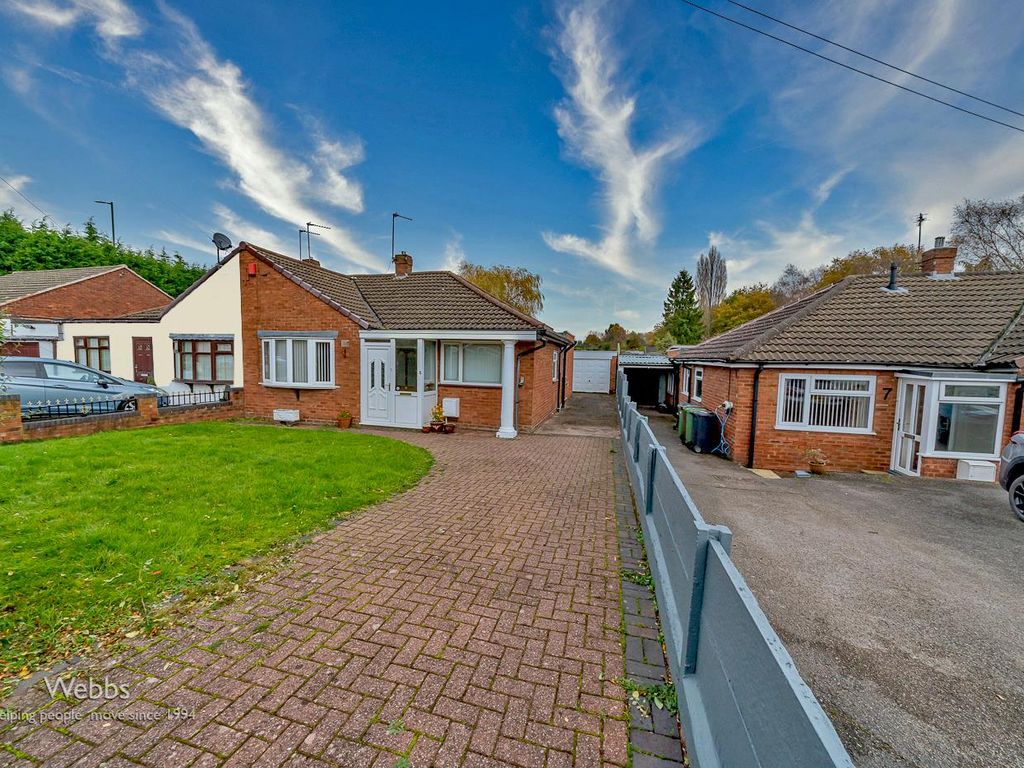 2 bed semi-detached bungalow for sale in Croft Crescent, Brownhills, Walsall WS8, £245,000