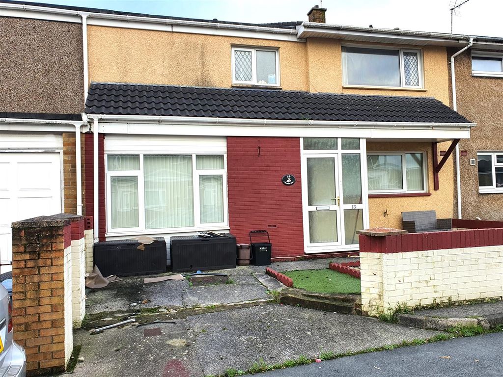 3 bed terraced house for sale in Ffynnon Wen, North Cornelly, Bridgend CF33, £120,000