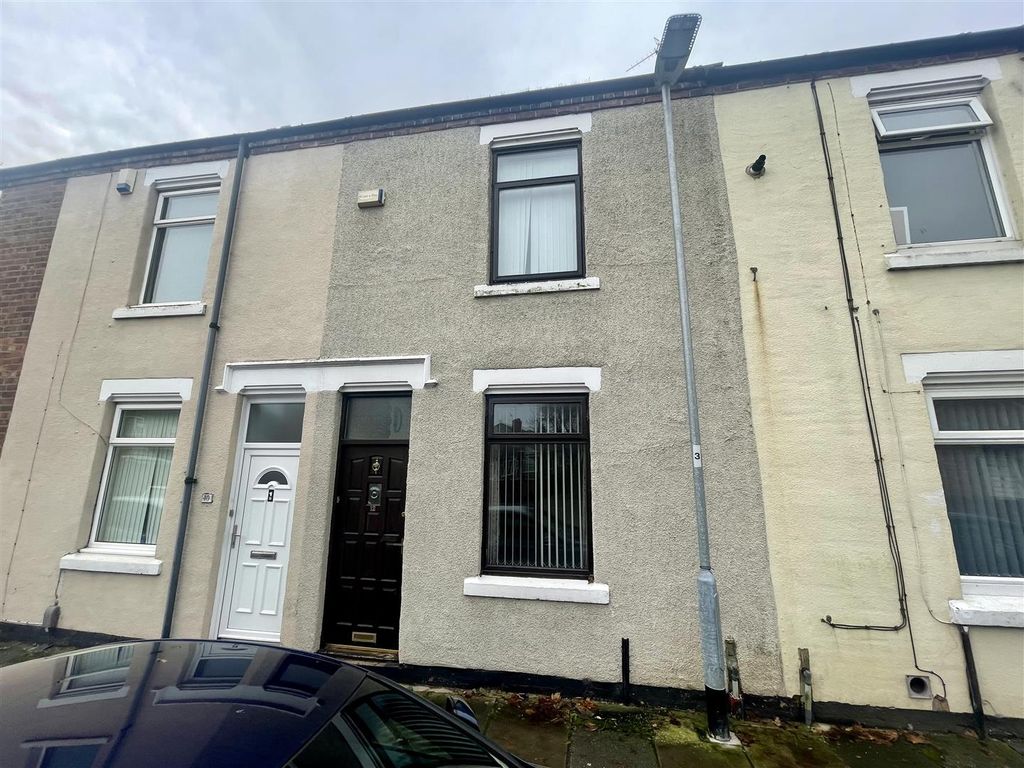 2 bed terraced house for sale in Cumberland Street, Darlington DL3, £50,000