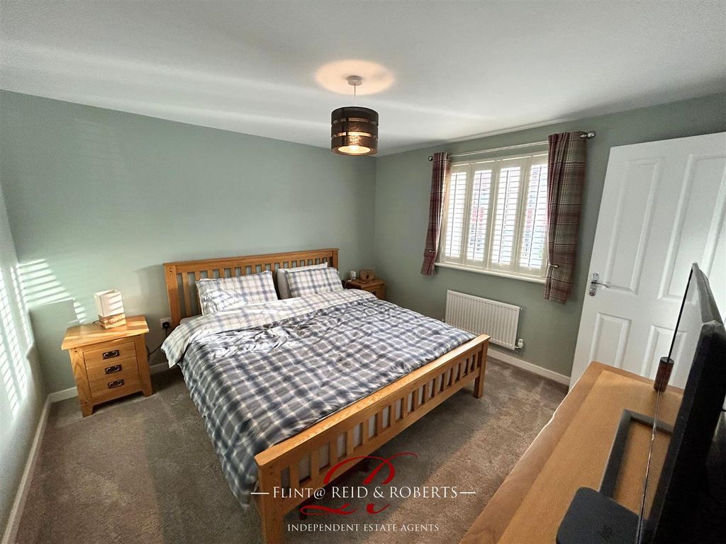 New home, 4 bed detached house for sale in Cwrt Edwin, Oakenholt, Flint CH6, £300,000