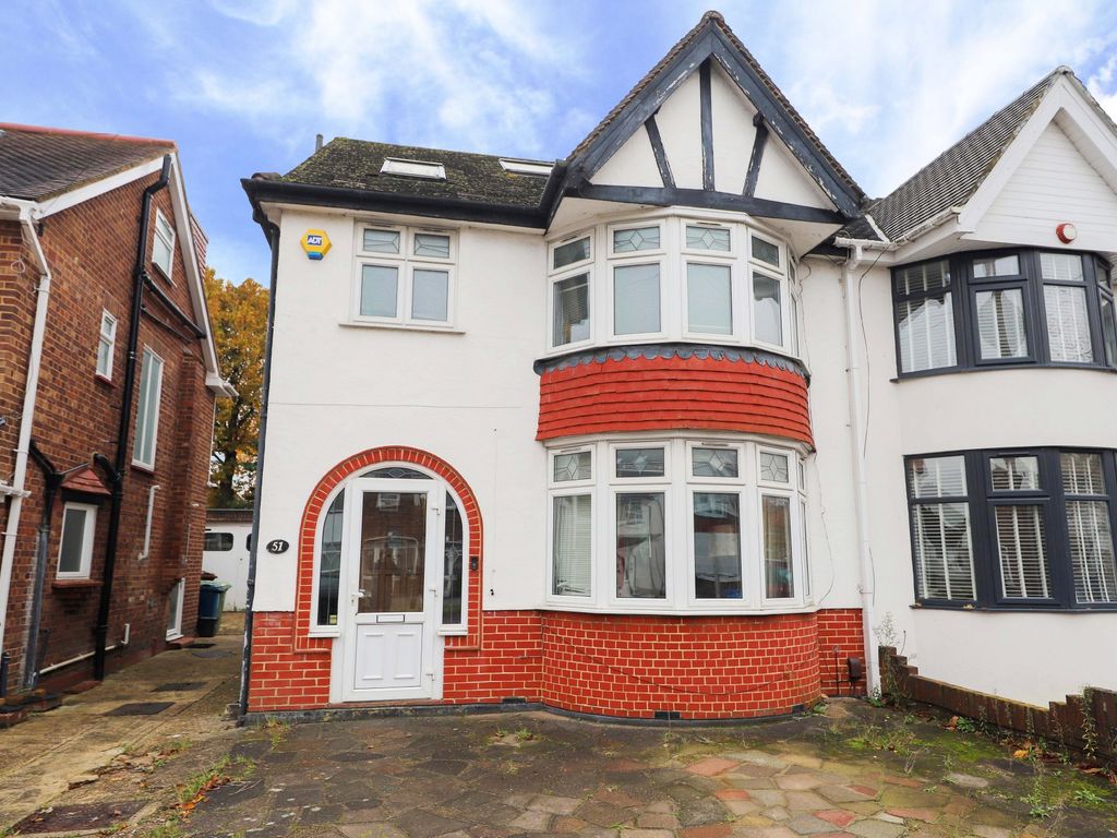 4 bed semi-detached house for sale in Birkdale Avenue, Pinner HA5, £725,000