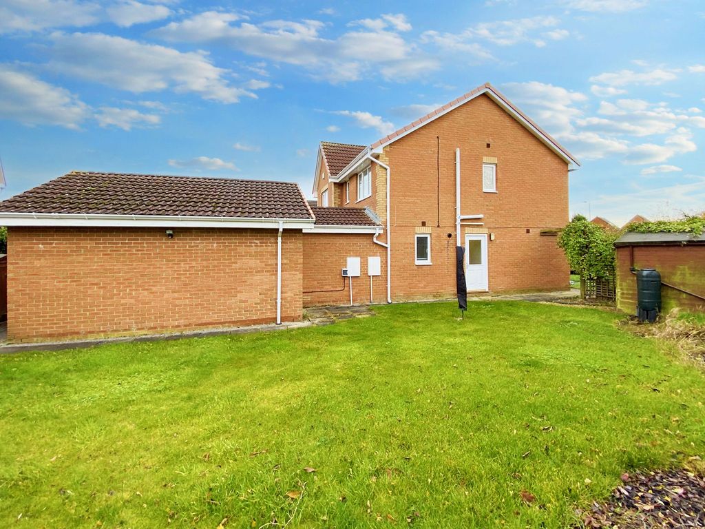 4 bed detached house for sale in Cotherstone Close, Consett DH8, £325,000