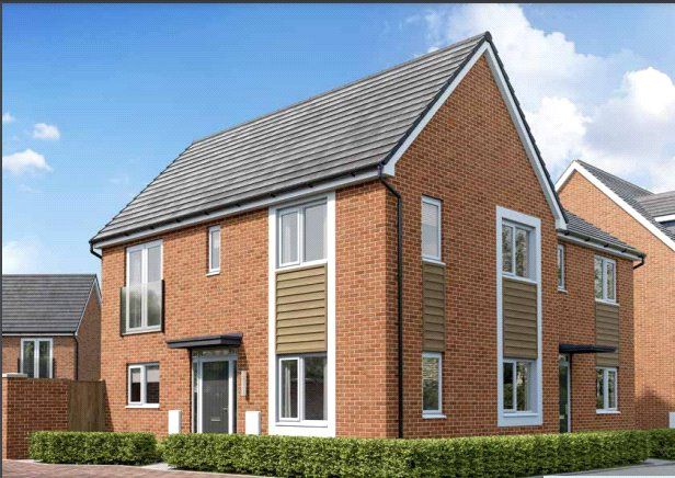 New home, 3 bed semi-detached house for sale in Meon Vale, Campden Road, Long Marston CV37, £319,995