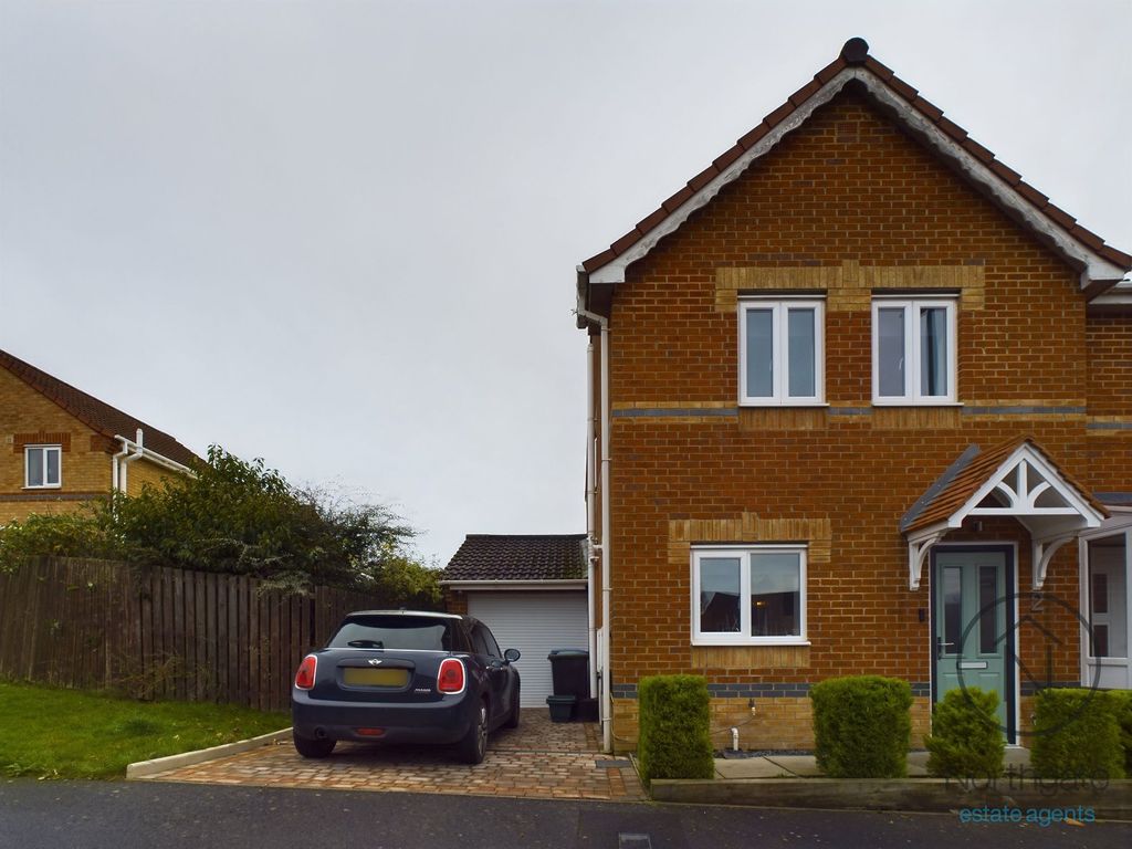 3 bed semi-detached house for sale in Merlin Court, Newton Aycliffe DL5, £135,000