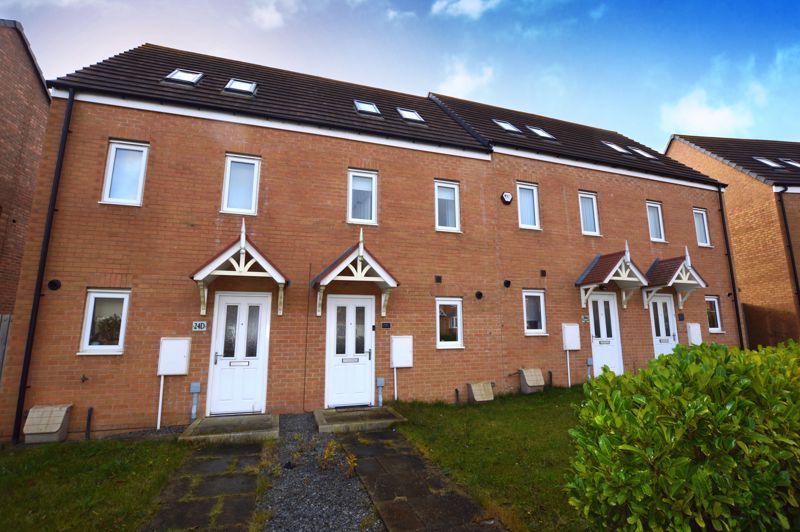 3 bed terraced house for sale in Harrington Way, Ashington NE63, £130,000