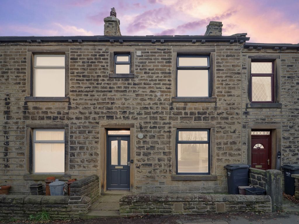 2 bed terraced house for sale in Rochdale Road, Greetland, Halifax, West Yorkshire HX4, £110,000