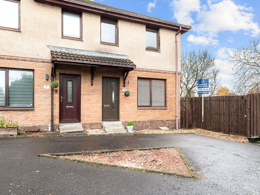 3 bed end terrace house for sale in Norwood Court, Bonnybridge FK4, £148,500