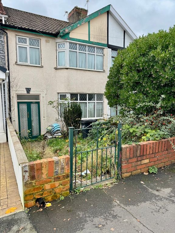 3 bed terraced house for sale in Ridgeway Road, Bristol BS16, £260,000