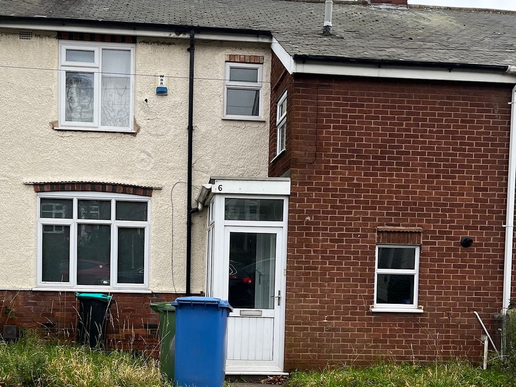 3 bed terraced house for sale in Budby Crescent, Meden Vale, Mansfield NG20, £130,000
