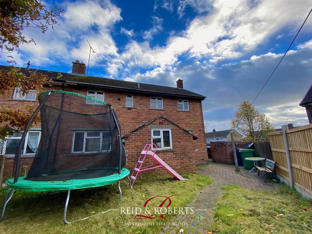 3 bed semi-detached house for sale in Wyndham Gardens, Wrexham LL13, £140,000