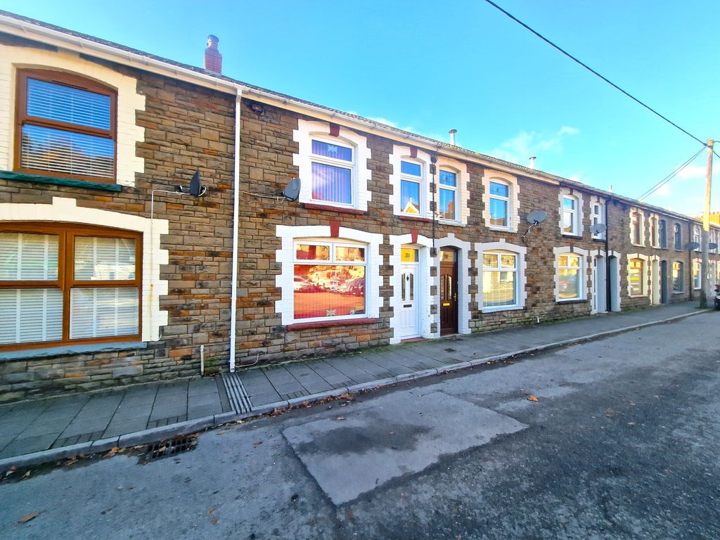 2 bed terraced house for sale in High Street, Ynysddu NP11, £145,000