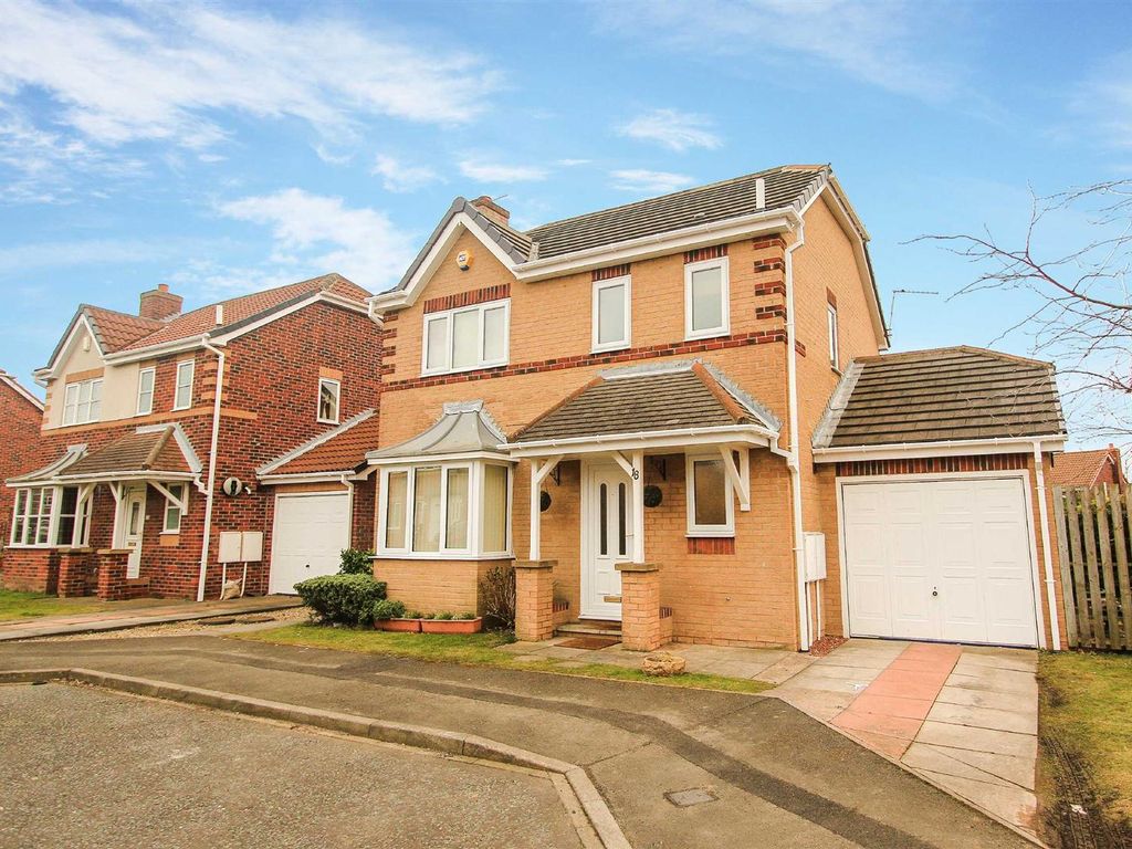 3 bed detached house for sale in Robert Westall Way, North Shields NE29, £330,000