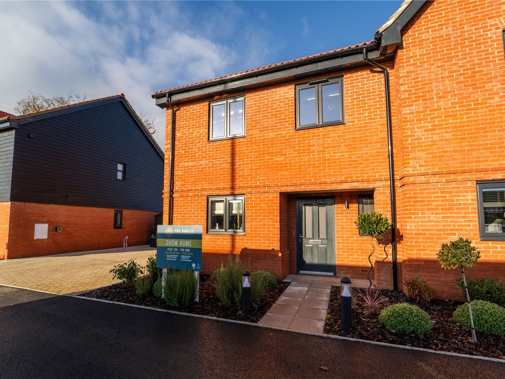 New home, Semi-detached house for sale in Plot 102, The Gables, Norwich Road, Attleborough NR17, £279,950
