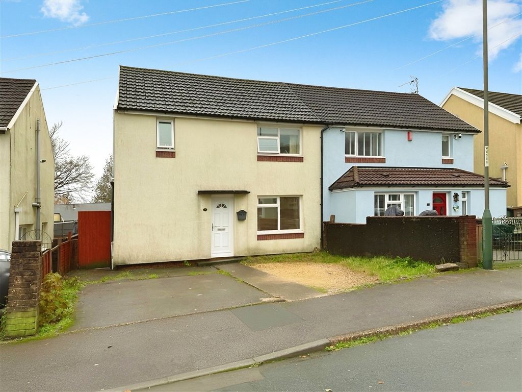 3 bed semi-detached house for sale in Bryn Dolwen, Bedwas, Caerphilly CF83, £170,000