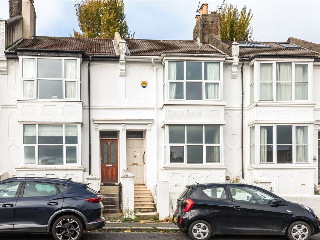 2 bed terraced house for sale in Kingsley Road, Brighton, East Sussex BN1, £485,000