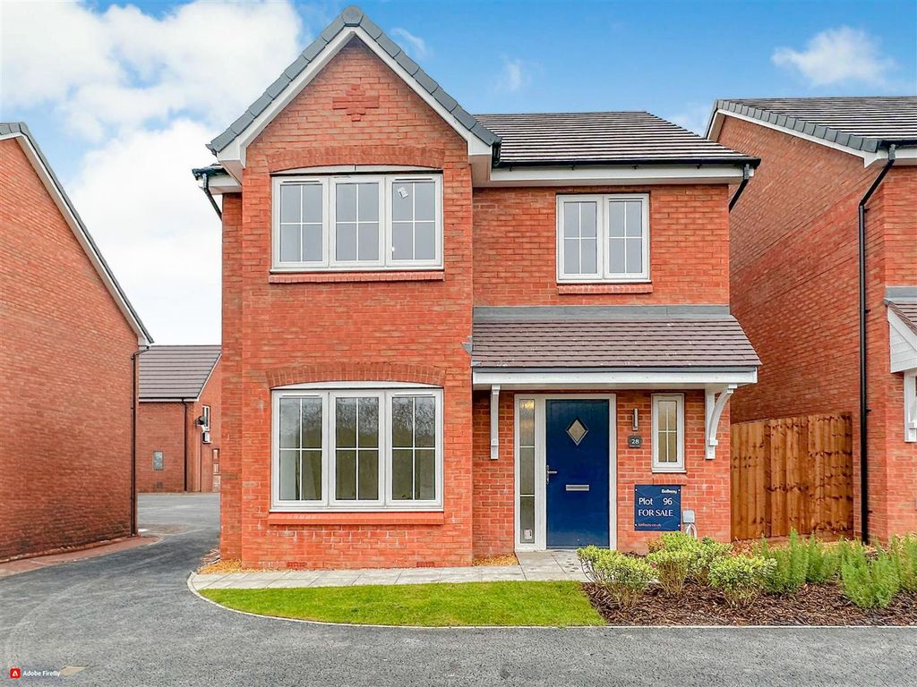 New home, 4 bed detached house for sale in Oakamoor Road, Cheadle, Staffordshire ST10, £320,000