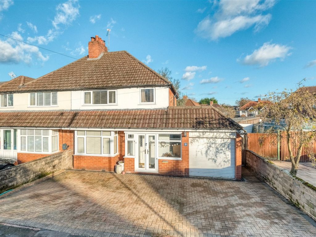 3 bed semi-detached house for sale in Meadowfield Road, Rubery, Birmingham B45, £325,000