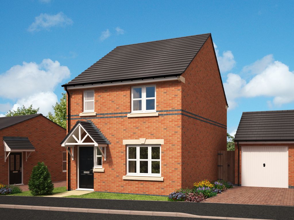 New home, 3 bed detached house for sale in Aumonier Way, Alfreton DE55, £249,950