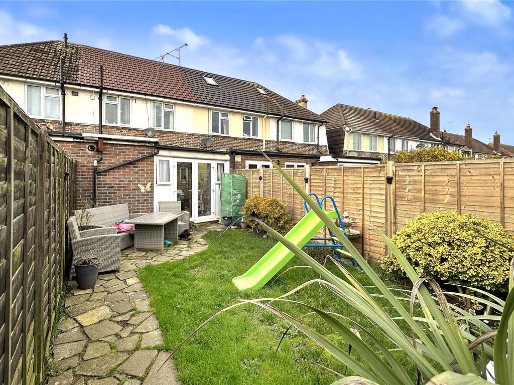 2 bed terraced house for sale in Conbar Avenue, Rustington, Littlehampton, West Sussex BN16, £260,000