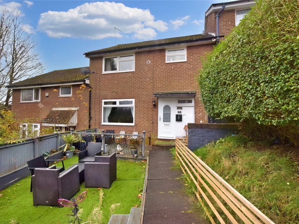 3 bed terraced house for sale in Whincover Gardens, Farnley, Leeds LS12, £150,000