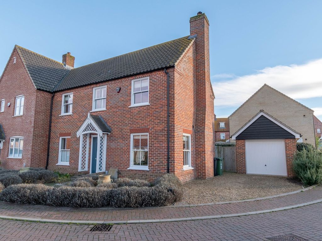 3 bed end terrace house for sale in Ashburton Close, Wells-Next-The-Sea NR23, £499,950