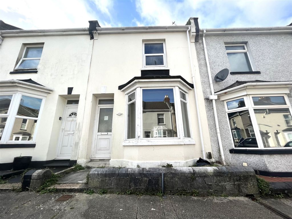 2 bed terraced house for sale in Fleet Street, Keyham, Plymouth, Devon PL2, £130,000