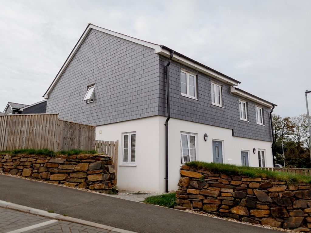 2 bed semi-detached house for sale in Trethurffe Meadows, Ladock, Truro TR2, £92,000