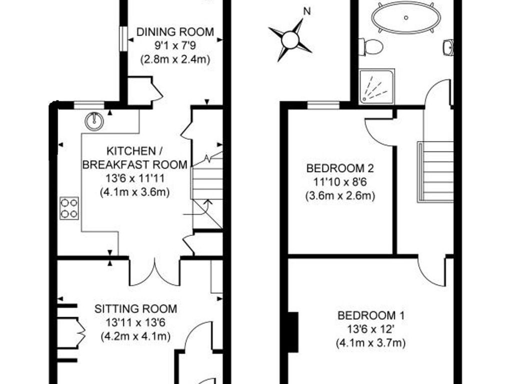 2 bed flat for sale in High Street, Billingshurst RH14, £165,000