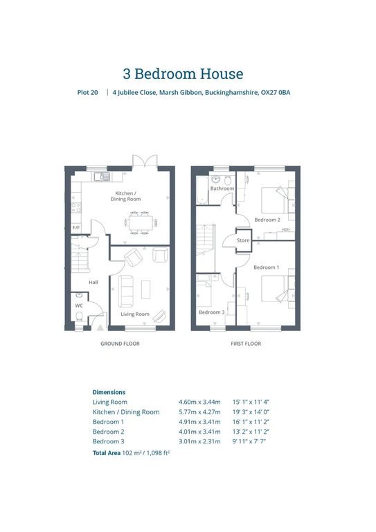 3 bed semi-detached house for sale in Swan Meadows, Jubilee Close, Marsh Gibbon OX27, £210,000