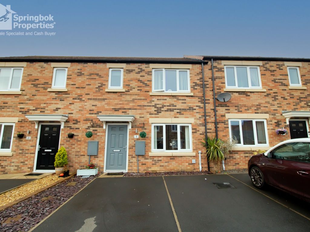 3 bed terraced house for sale in The Moorland, Newton Aycliffe, Durham DL5, £160,000