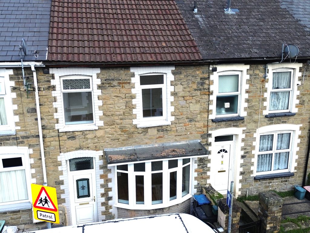2 bed terraced house for sale in Princess Street, Abertillery NP13, £105,000