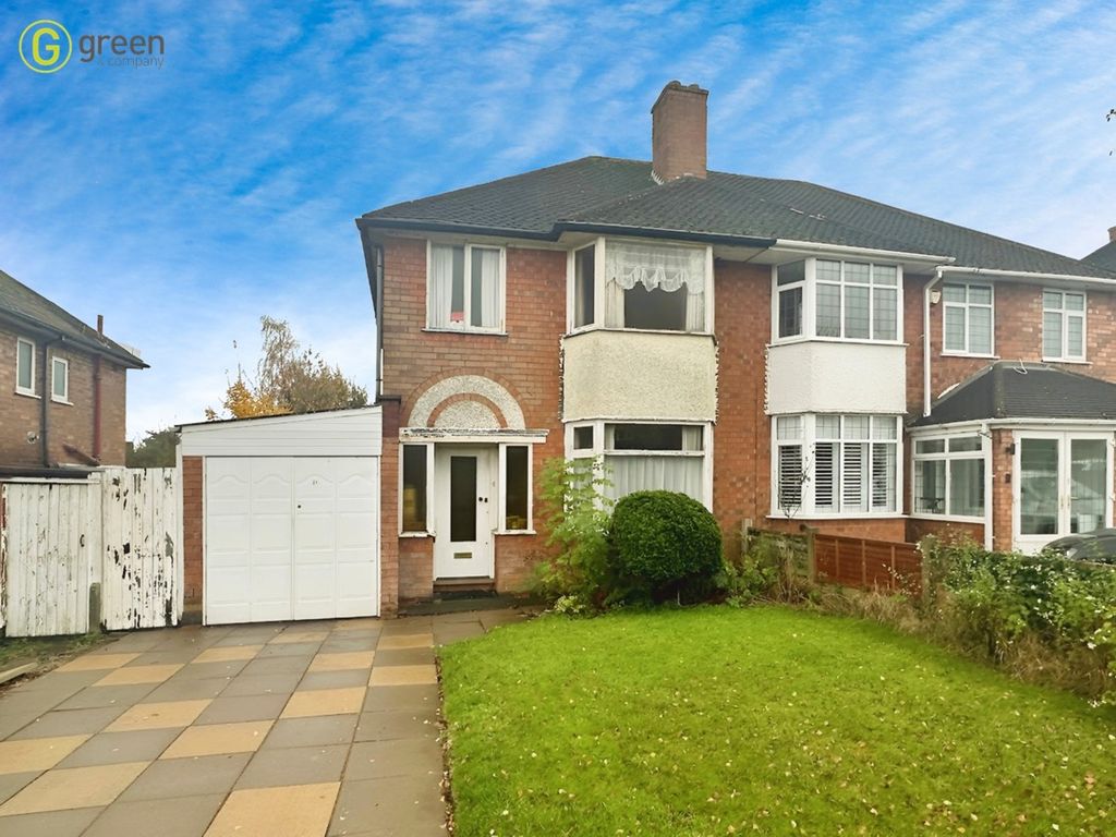 3 bed semi-detached house for sale in Antrobus Road, Sutton Coldfield B73, £325,000