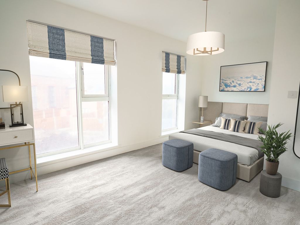 New home, 2 bed flat for sale in Ezard Street, Manchester M11, £113,813