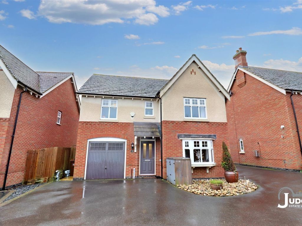 4 bed detached house for sale in Protheroe Road, Anstey, Leicester LE7, £425,000