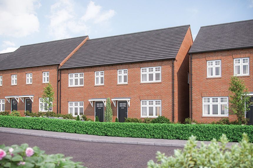 New home, 3 bed end terrace house for sale in "The Hazel II" at Tewkesbury Road, Coombe Hill, Gloucester GL19, £355,000